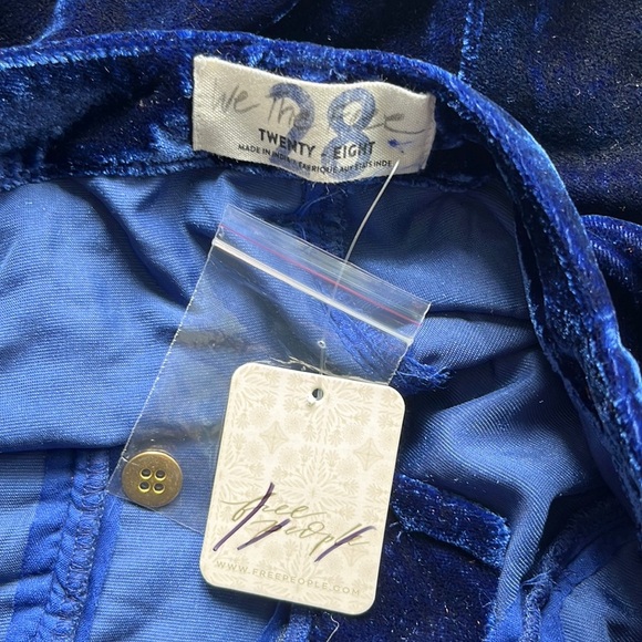 Free People Lotus Velvet Pants 28 NWT - Picture 4 of 16